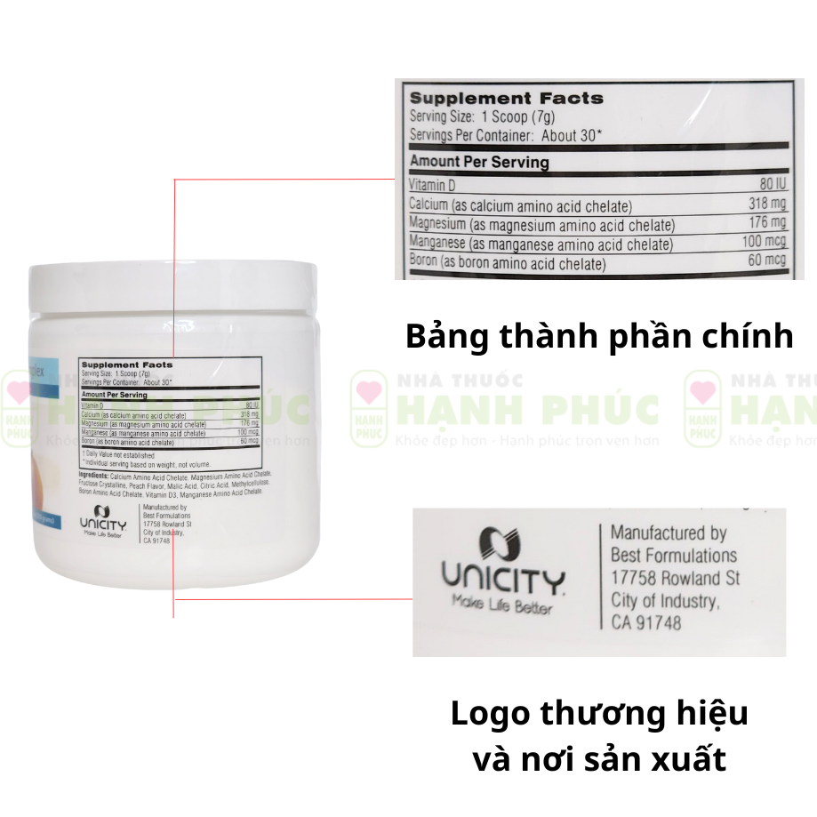 Canxi Magie Unicity | Giá Tốt, Date Mới, Hàng Sẵn Chính- Thế Giới Hàng Ngoại 10 Phan biet canxi magie 2 1