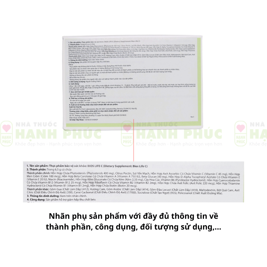 Phan biet Bios Life C 4