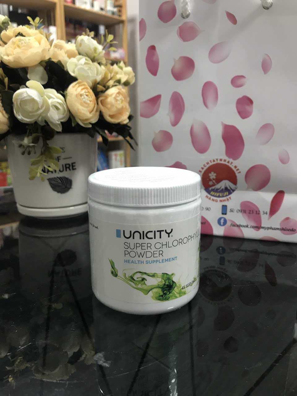 Tác dụng của bột diệp lục Unicity là gì? Có lừa đảo- TGHN 6 Bột diệp lục Unicity Super Chlorophyll Powder