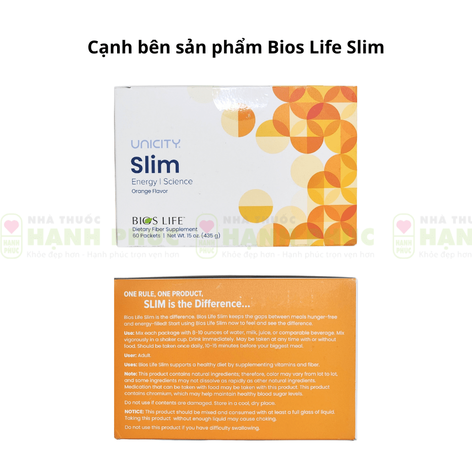 Bios Life Slim Unicity Date Mới Hàng Sẵn Chính Hãng 9 Phan biet Slim 2