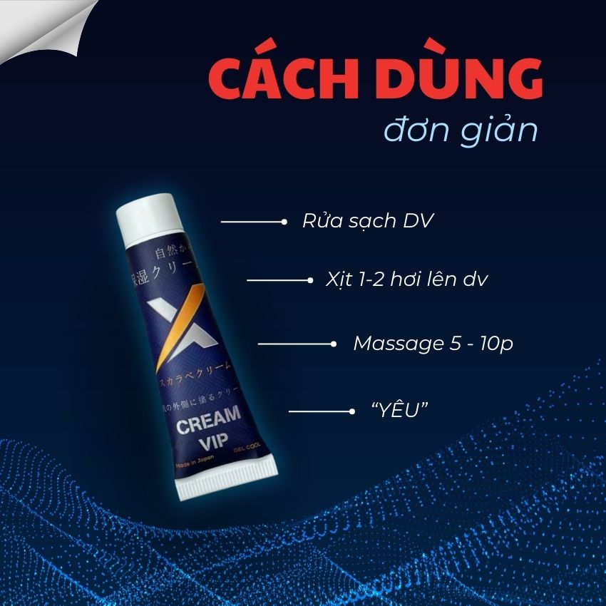 Kem Cream Vip Nhật Bản Chính Hãng – Hỗ Trợ Nam Giới Lâu Ra 4 Kem Cream Vip Nhật Bản Chính Hãng – Hỗ Trợ Nam Giới Lâu Ra - Ảnh 2