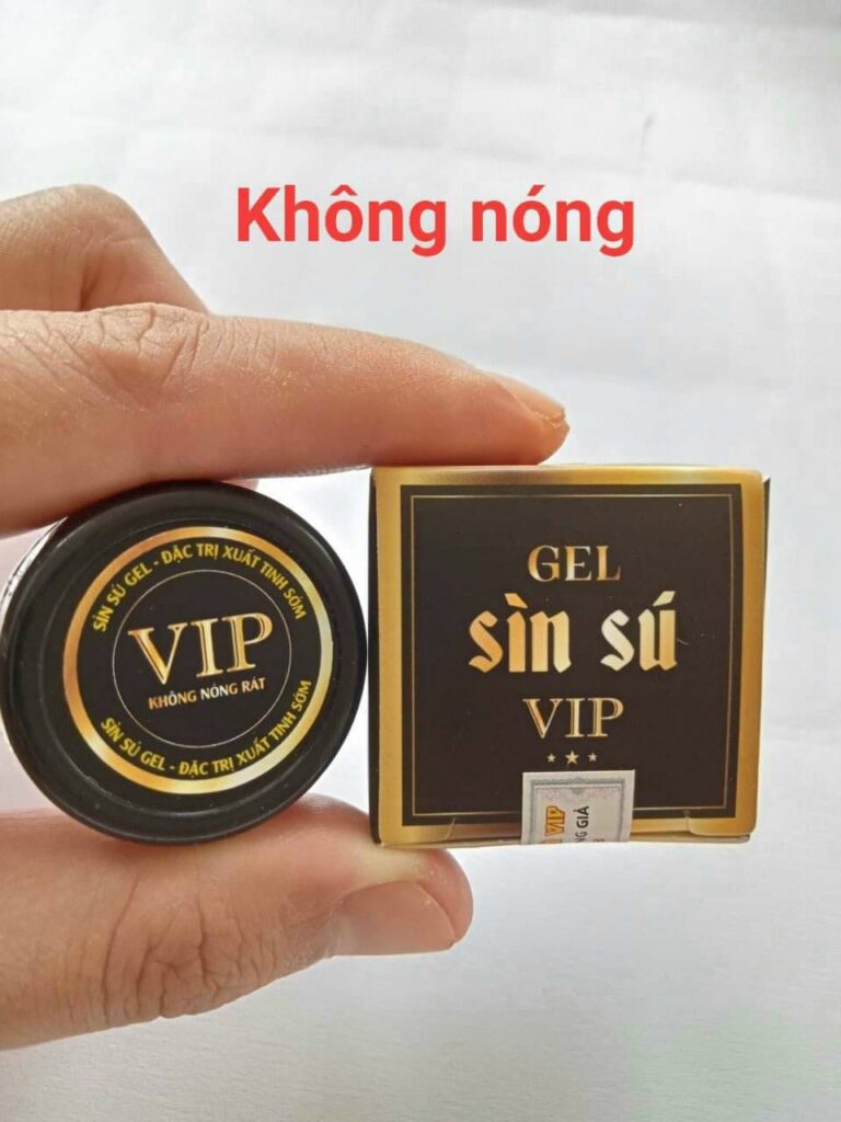 Gel bôi kéo dài thời gian SÌN SÚ VIP hộp 5g 4 gelssin