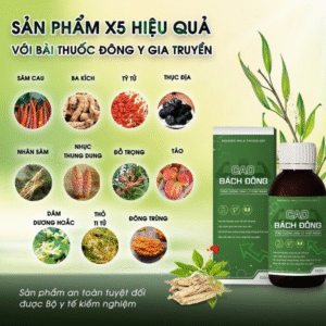 Cao Bách Đông Chính Hãng – Tăng Cường Sinh Lý Nam 13 thanh phan cao bach dong keo dai thoi gian nam 1