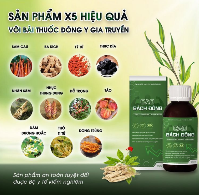 Cao Bách Đông Chính Hãng – Tăng Cường Sinh Lý Nam 8 Cao Bách Đông Chính Hãng – Tăng Cường Sinh Lý Nam - Ảnh 6