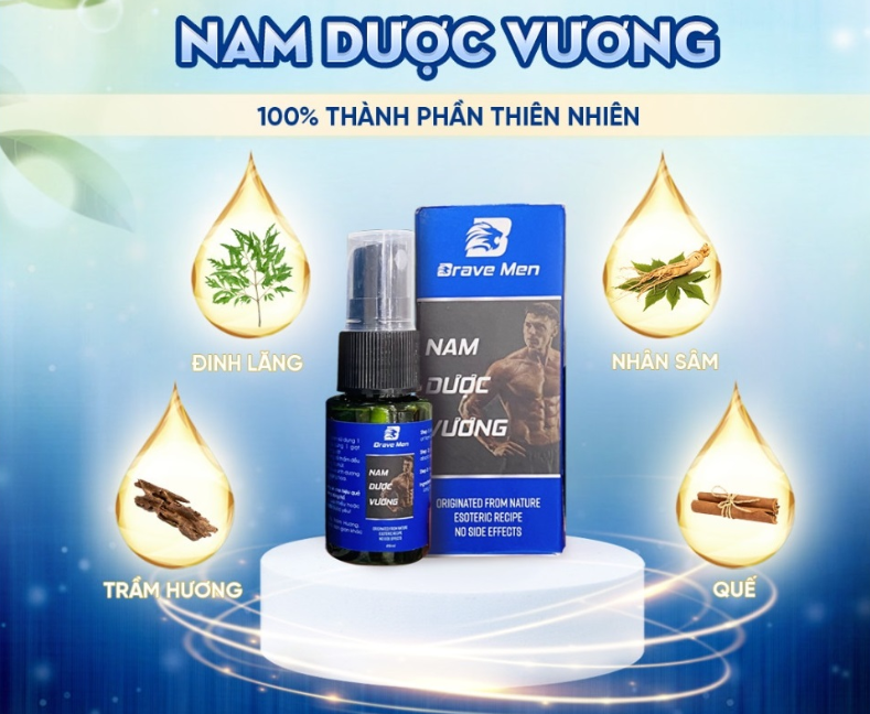 Chai Xit Nam Dược Vương Chính Hãng 18 thanh phan nam duoc vuong 1