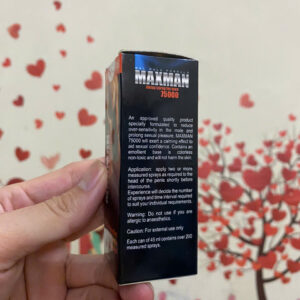 Chai Xịt Kéo Dài Thời Gian MAXMAN 45ml - Hiệu Quả Nhanh, An Toàn 13 maxn2