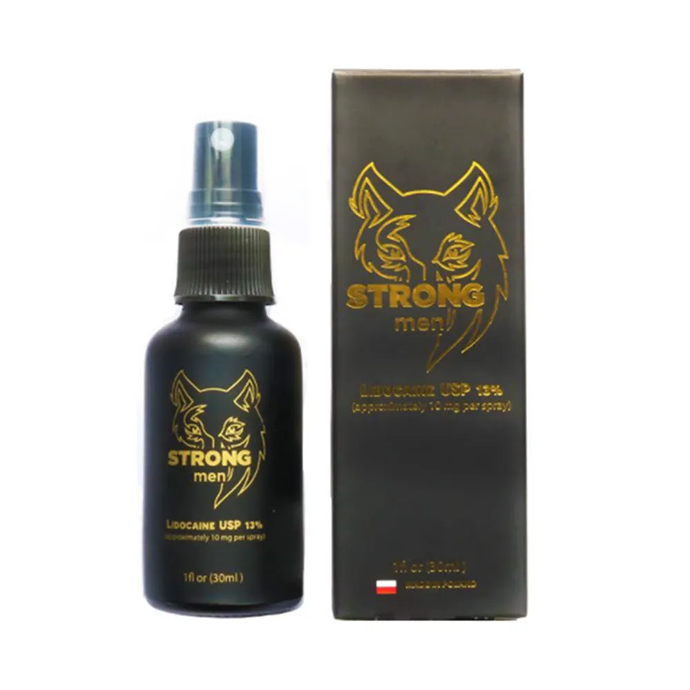Chai xịt kéo dài thời gian Balan Strong men hộp 1 chai 30ml 6 strongmen