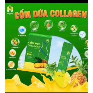 CỐM DỨA COLLAGEN HỖ TRỢ GIẢM CÂN (HỘP 15 GÓI)| TGHN