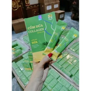CỐM DỨA COLLAGEN HỖ TRỢ GIẢM CÂN (HỘP 15 GÓI)| TGHN 11 comdua4