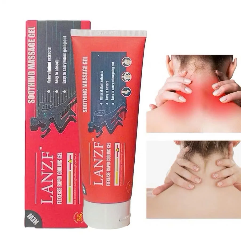 Kem Massage Giảm Đau Xương Khớp LANZF – Gel Đỏ LANZF Sodium Soothing Giải Pháp Tự Nhiên Cho Đau Cơ Xương Khớp 18 lanz2
