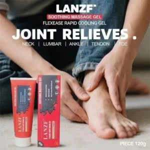 Kem Massage Giảm Đau Xương Khớp LANZF – Gel Đỏ LANZF Sodium Soothing Giải Pháp Tự Nhiên Cho Đau Cơ Xương Khớp 11 lanzz1