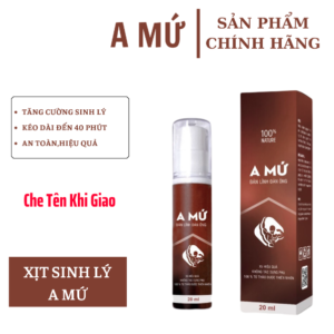 Chai xịt A Mứ chống xuất tinh sớm, kéo dài thời gian quan hệ (Chai 20ml) 9 thong tin amu