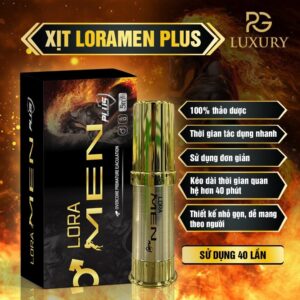 Trang Chủ 28 Chai Xịt Lora Men Plus Chống Xuất Tinh Sớm Chính Hãng