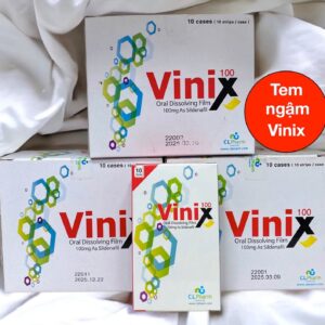 Trang Chủ 34 Tem Vinix 100mg kéo dài thời gian quan hệ hộp 10 tem