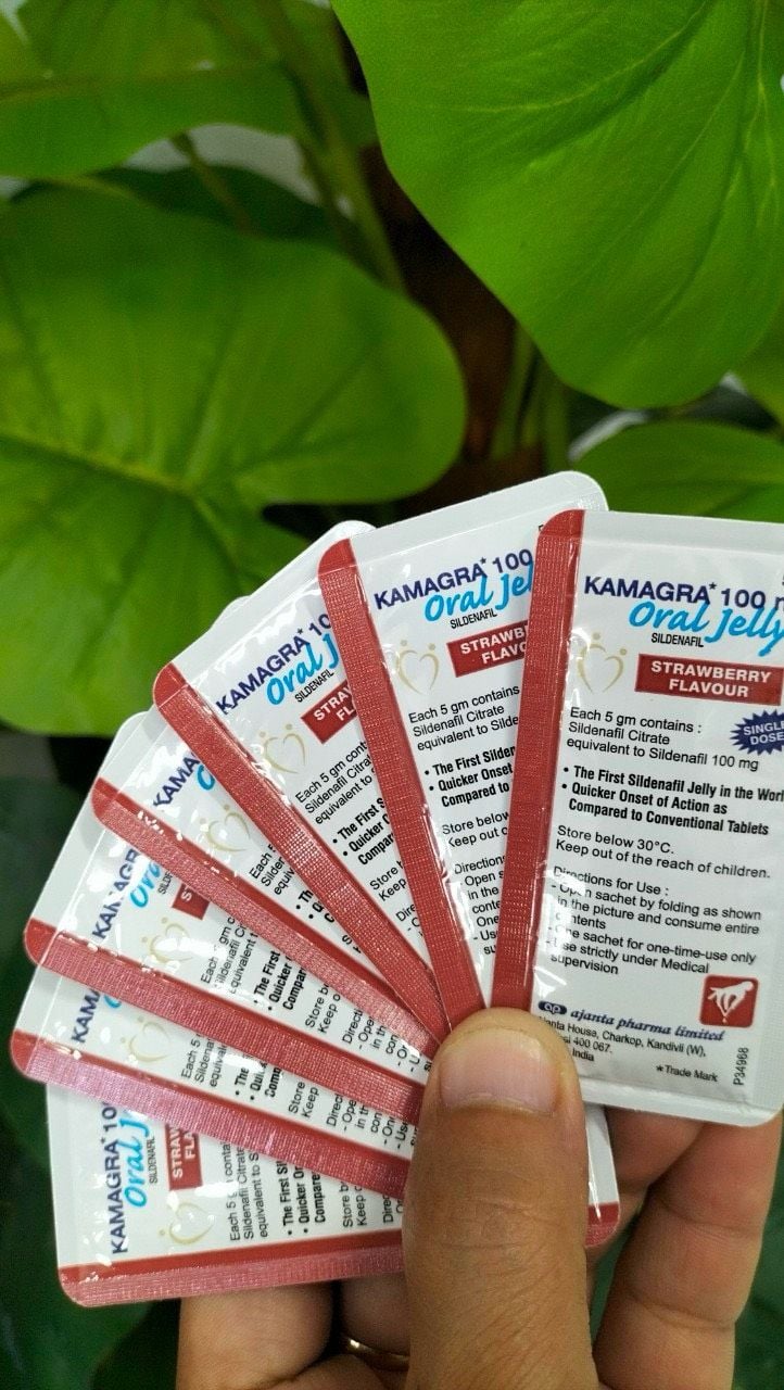 Thạch trái cây cường dương tăng cường sinh lý nam Kamagra Oral Jelly 100mg Hộp 7 Gói 7 Thạch trái cây cường dương tăng cường sinh lý nam Kamagra Oral Jelly 100mg Hộp 7 Gói - Ảnh 5