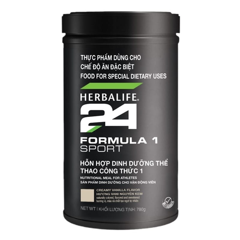Herbalife 24 Formula 1 Sport hỗ hợp dinh dưỡng thể thao công thức- Thế Giới Hàng Ngoại 7 Sản phẩm Herbalife 24 Formula 1 Sport chính hãng có có phần thông tin được in ấn sắc nét, rõ ràng
