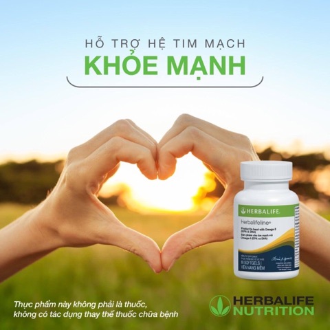 Herbalifeline Omega 3 Herbalife Hỗ Trợ Sức Khỏe Tim Mạch 10 herbalifeline hỗ trợ hệ tim mạch khỏe mạnh