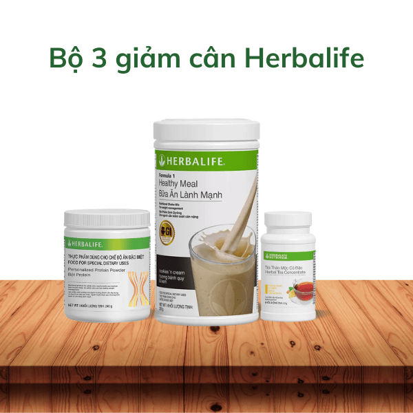 Bộ 3 Giảm Cân Herbalife Chính Hãng (F1, PP, Trà) 3 Bộ 3 Giảm Cân Herbalife Chính Hãng (F1, PP, Trà)