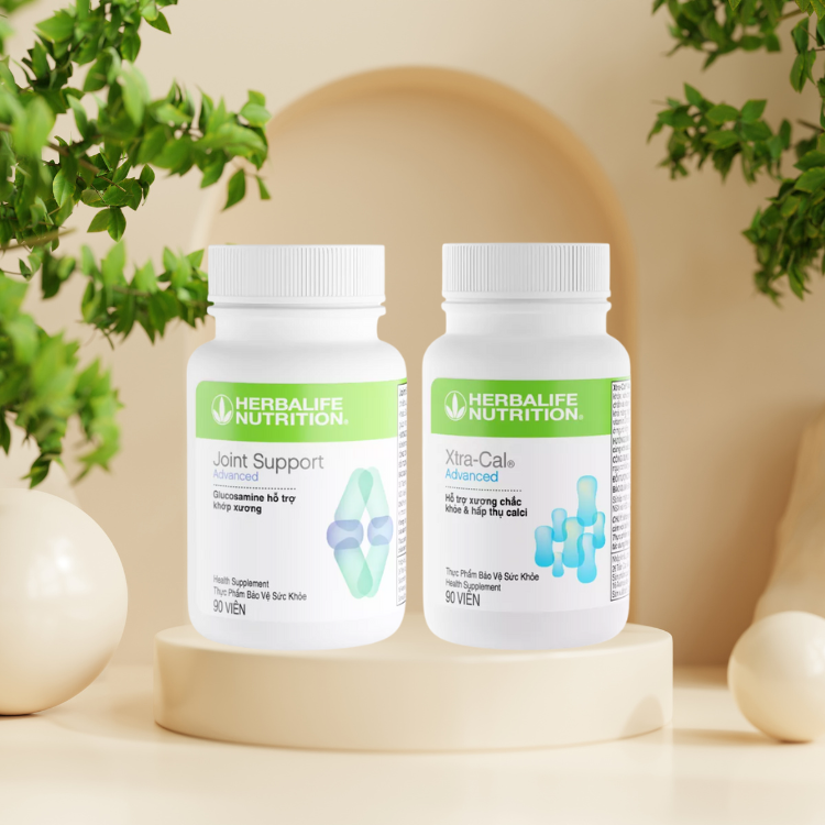 Bộ xương khớp Herbalife chính hãng (Xtra-Cal, Joint Support) 6 Bo xuong khop Herbalife