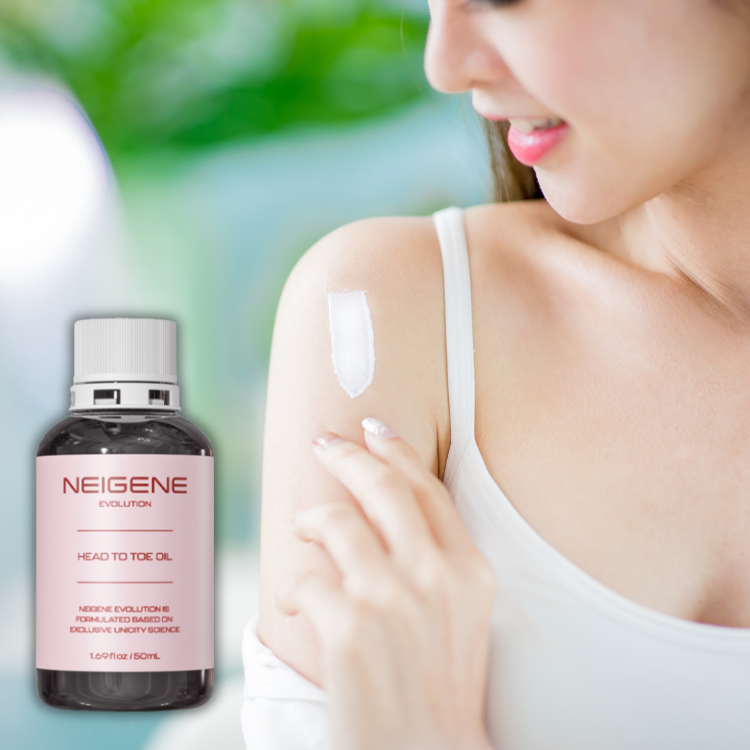 Dầu dưỡng thể Unicity Neigene Evolution Head To Toe Oil 7 Dau duong da unicity neigene