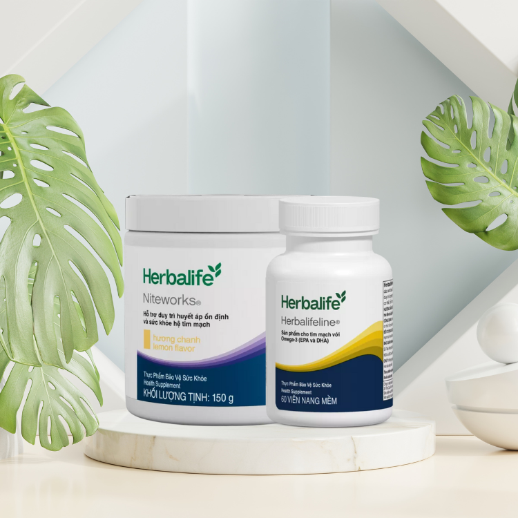 Bộ tim mạch Herbalife chính hãng (Niteworks, Herbalifeline) 6 Herbalife tim mach