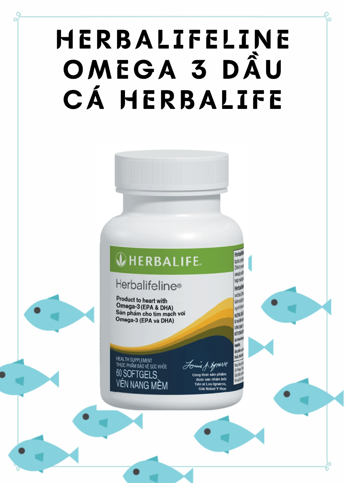 Herbalifeline Omega 3 Herbalife Hỗ Trợ Sức Khỏe Tim Mạch 12 Dầu cá omega 3 herbalife Herbalifeline hỗ trợ sức khỏe tim mạch khỏe mạnh