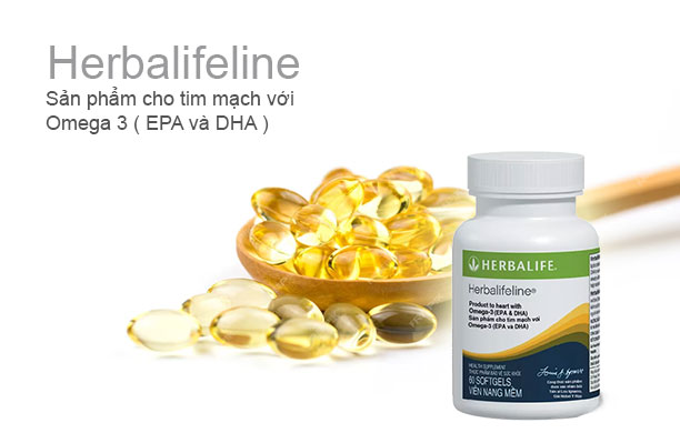 Herbalifeline Omega 3 Herbalife Hỗ Trợ Sức Khỏe Tim Mạch 7 Herbalifeline sản phẩm cho tim mạch với omega 3