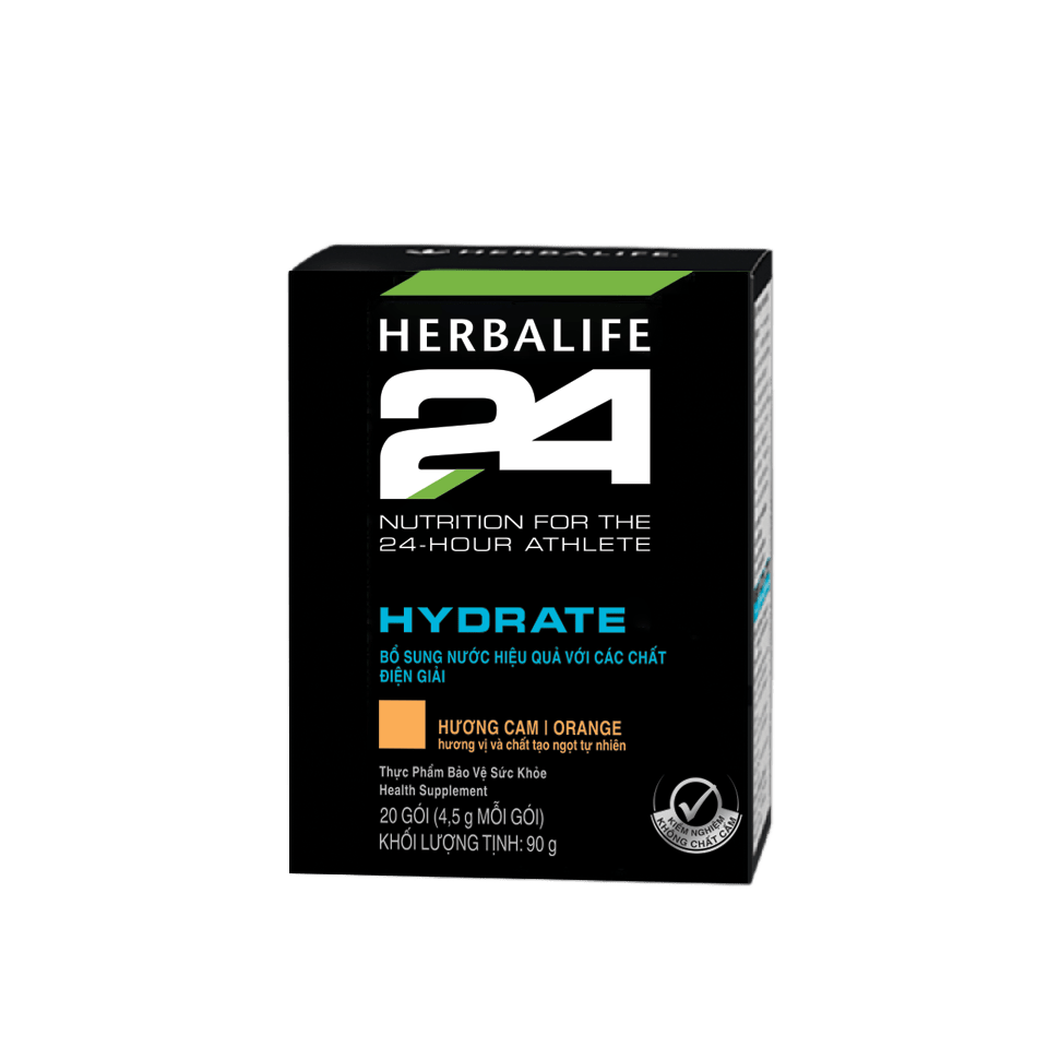 Herbalife 24 Hydrate Hương Cam (90g) bù nước điện giải trong quá trình- Thế Giới Hàng Ngoại 6 herbalife24Hydrate