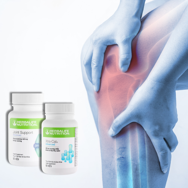 Bộ xương khớp Herbalife chính hãng (Xtra-Cal, Joint Support) 7 san pham xuong khop cua Herbalife