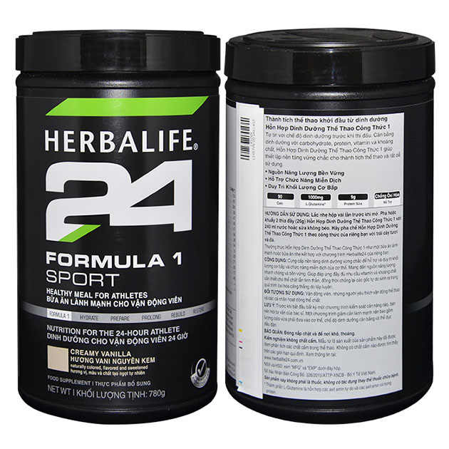 Herbalife 24 Formula 1 Sport hỗ hợp dinh dưỡng thể thao công thức- Thế Giới Hàng Ngoại 8 Trên hộp sản phẩm sẽ có đầy đủ các thông tin về công dụng, thành phần, nơi sản xuất,... bằng tiếng Việt